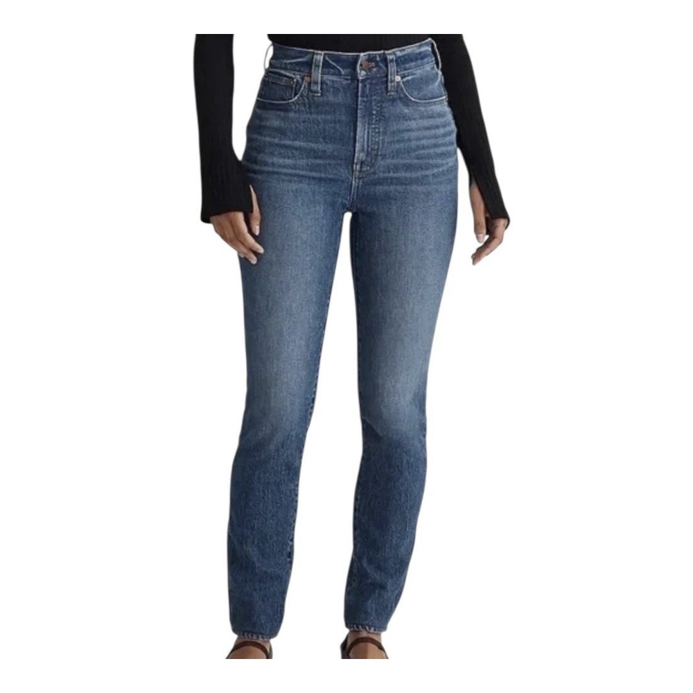 Madewell Jeans Women Size 25 Tall Blue Curvy High Waist Denim Long Skinny Stretc
